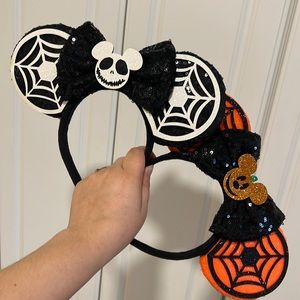 2 Halloween Disney Headbands